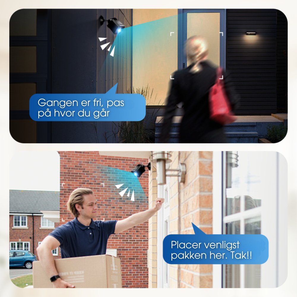 InstaGuard™ – Mini trådløst HD-sikkerhedskamera – fungerer uden Wi-Fi