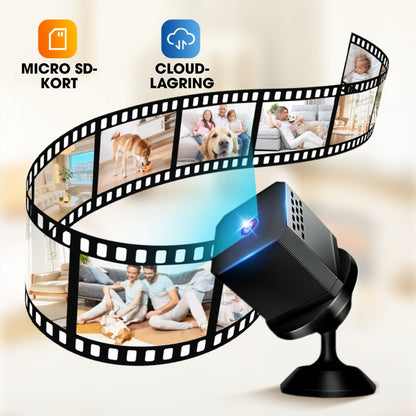 InstaGuard™ – Mini trådløst HD-sikkerhedskamera – fungerer uden Wi-Fi