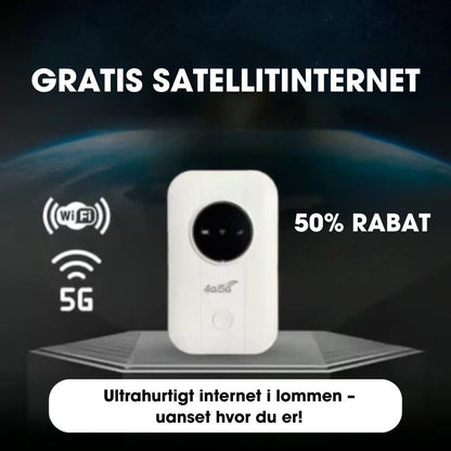 UltraLink Pocket Router™ - Ubegrænset internet – altid og overalt