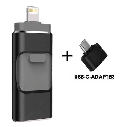 MobiKey® - 4-i-1 USB-drev – Lynhurtig billedoverførsel