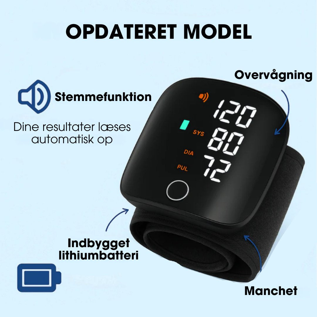VitaTrack™ – Blodtryksmåler med høj nøjagtighed