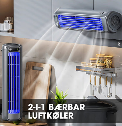 CoolFlow Max™ – Ultrastøjsvag bærbar ventilator