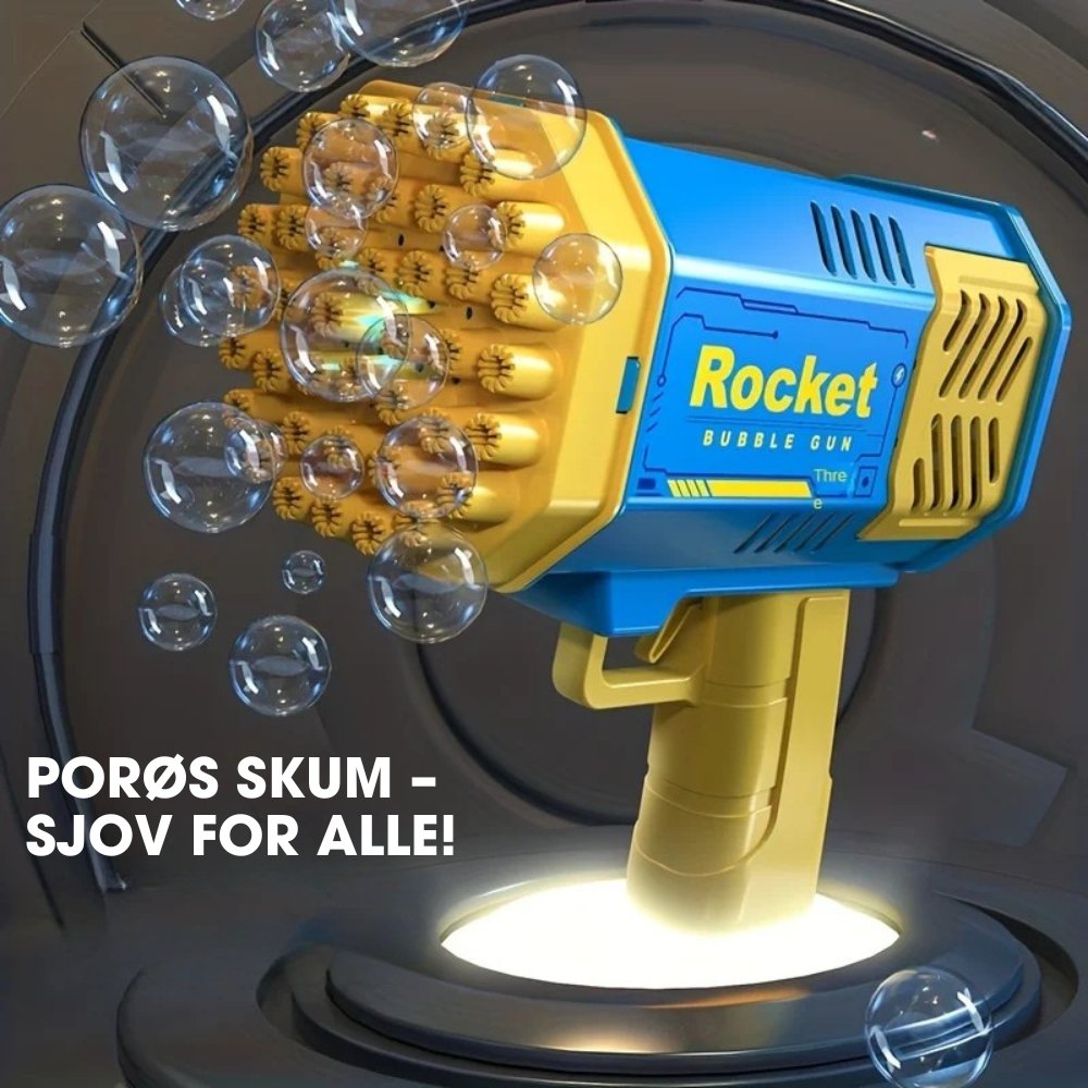 Rocket BubbleGun™ - At lege udenfor har aldrig været så sjovt