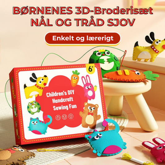 MiniSy™ - 3D-broderi-sæt til håndarbejde!