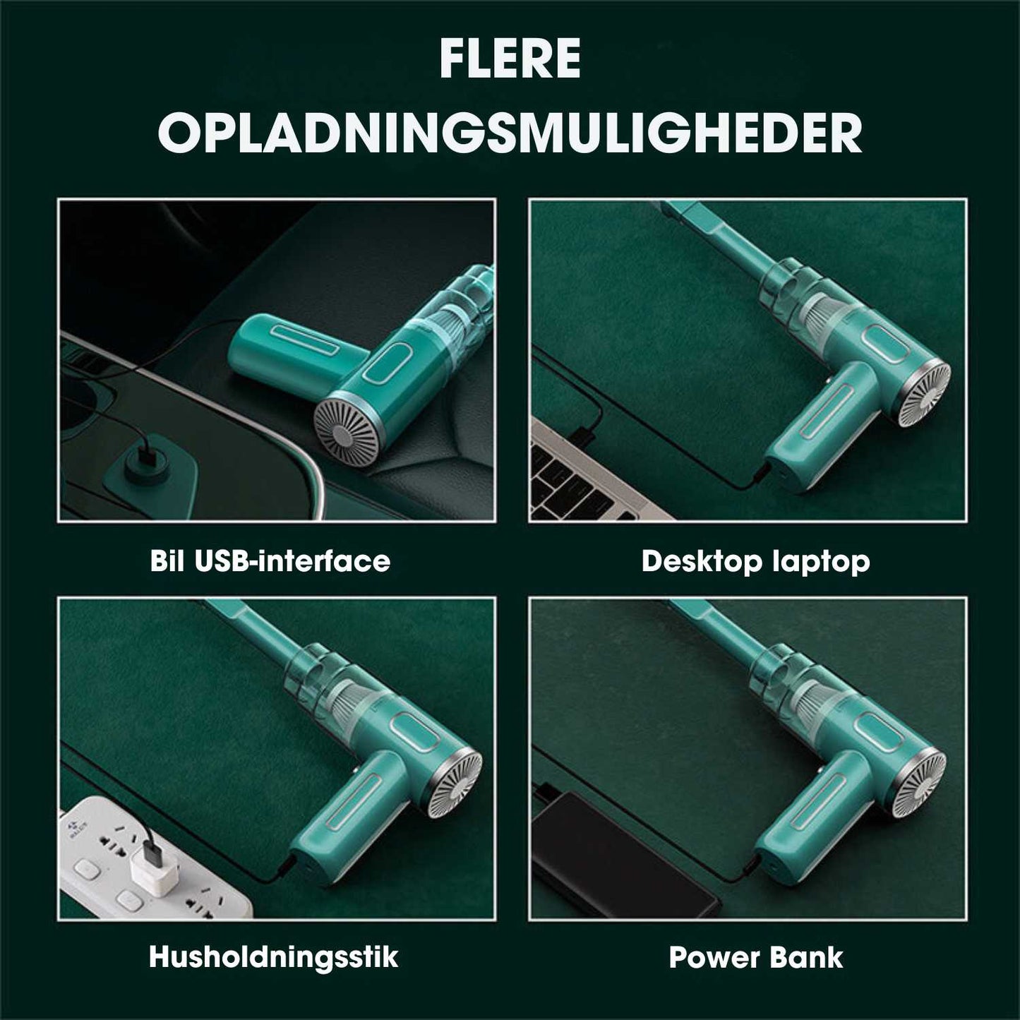 Vortex Pro® - Trådløs bilstøvsuger