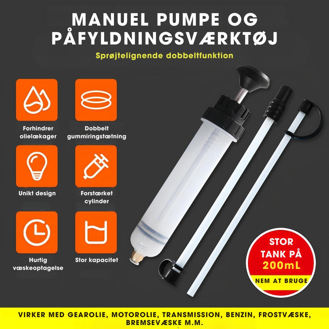 DrainPro™ – Manuel væskeudtrækker