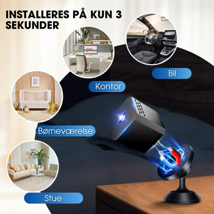 InstaGuard™ – Mini trådløst HD-sikkerhedskamera – fungerer uden Wi-Fi
