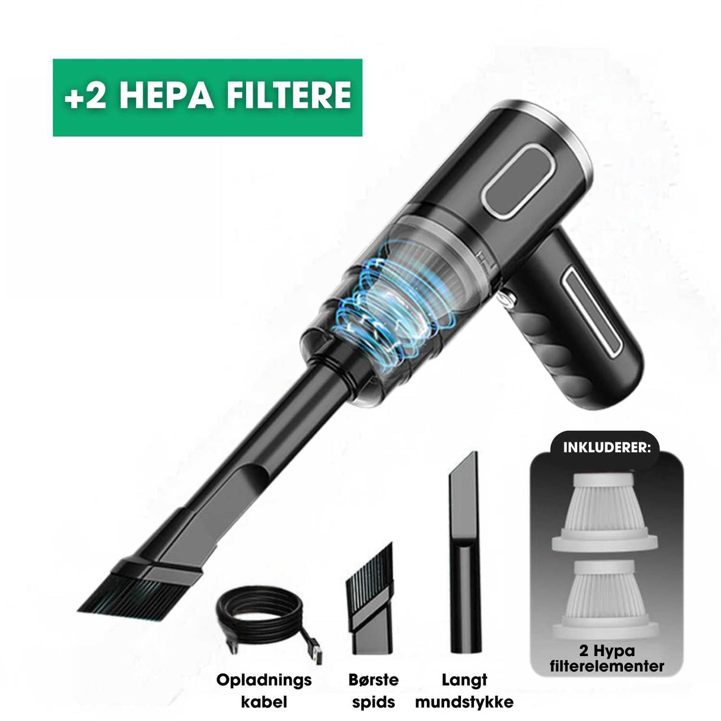 Vortex Pro® - Trådløs bilstøvsuger