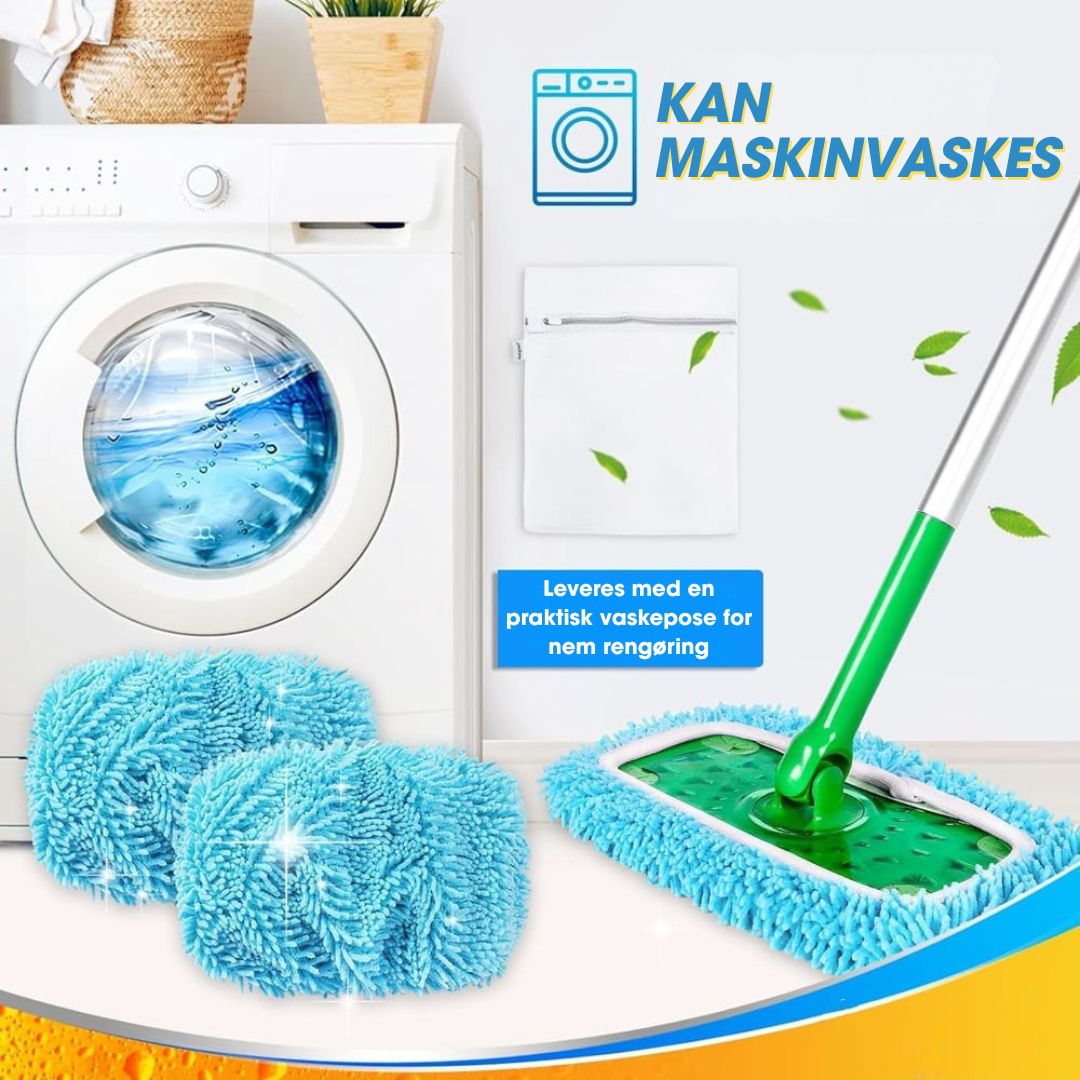 MopMate™ – Genanvendelige mikrofiber moppeklude