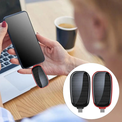 SolarKey® - 1200mAh solar nøglerings powerbank