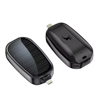 SolarKey® - 1200mAh solar nøglerings powerbank