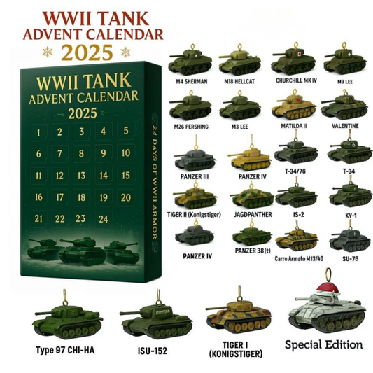 WWII tank adventskalender 2025