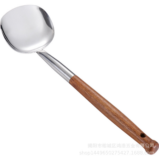 Spatel I Rustfrit Stål Med Træhåndtag