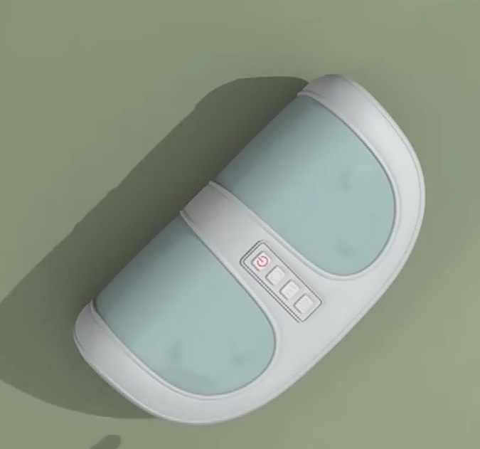 Elektronisk Rullende Afslappende Massage- Og Vibrationsfodmassageapparat