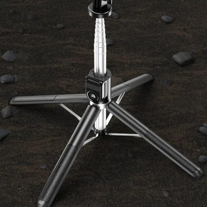 LED ring light med tripod og fjernbetjening