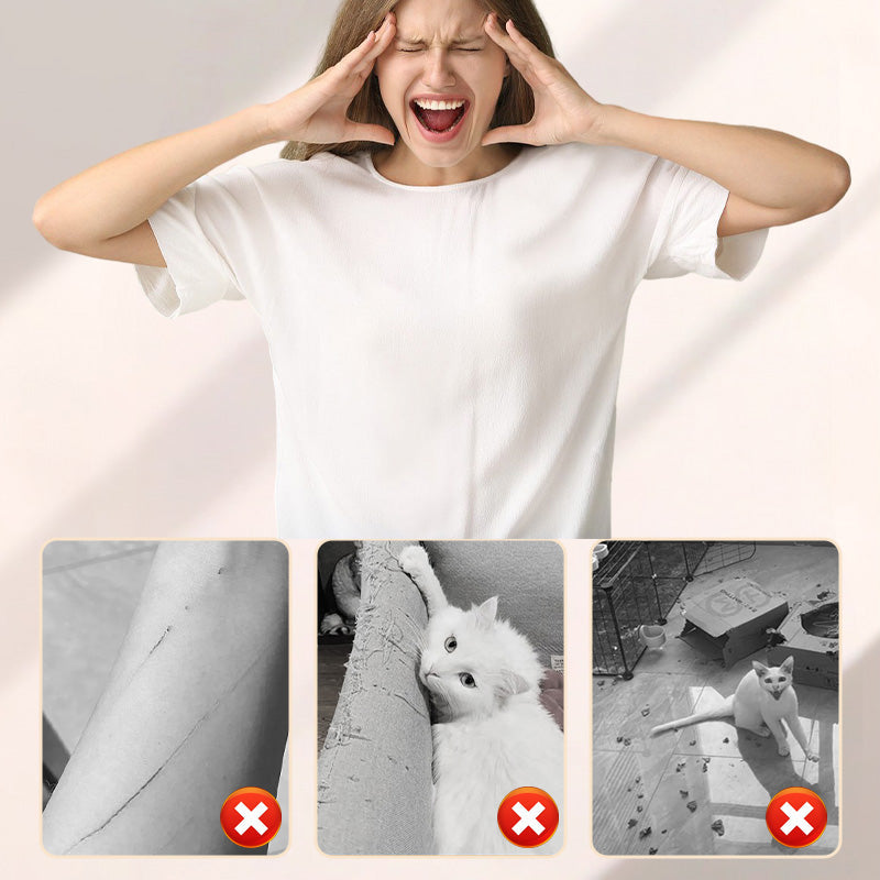 ClingClaw™ – Vægmonteret kradsebræt til kat + gratis legetøj